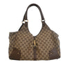 Gucci GG Canvas Nailhead Jackie Bardot Shoulder Bag Secondhand