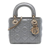 Dior Mini Metallic Lambskin Cannage Lady Dior Secondhand