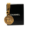 Secondhand Chanel Gold Plated Leo Lion Medallion Pendant Necklace