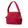 Chanel Quilted Suede Metal Frame Handbag Secondhand