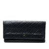 Chanel Quilted Lambskin CC Beauty Foldover Clutch Secondhand