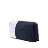 Chanel CC Canvas and Chocolate Bar Metallic Lambskin No 5 Flap Secondhand