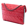 Chanel CC Quilted Lambskin Embossed LAX Single Flap Secondhand