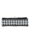 Chanel CC Woven Lambskin and Viscose Houndstooth Single Flap Secondhand