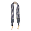 Dior Oblique Embroidered Canvas Bag Strap Secondhand