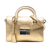 Prada Mini Metallic Saffiano Sound Lock Satchel Secondhand