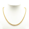 Chanel Gold Plated CC Round Pendant Necklace Secondhand