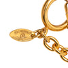 Chanel CC Gold Plated Quilted Pendant Necklace Secondhand
