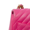 Chanel Mini Square Classic Chevron Lambskin Single Flap Secondhand