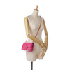 Chanel Mini Square Classic Chevron Lambskin Single Flap Secondhand