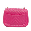 Chanel Mini Square Classic Chevron Lambskin Single Flap Secondhand