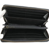 Gucci GG Marmont Pebbled Calfskin Embroidered Blind For Love Zip Around Wallet Secondhand