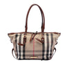 Burberry Small House Check Canvas Bridle Salisbury Tote Secondhand
