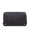 Secondhand Prada Denim Canapa Logo Satchel