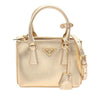 Prada Mini Saffiano Lux Galleria Double Zip Satchel Secondhand