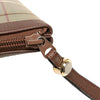 Secondhand Burberry Vintage Check Canvas Wristlet Clutch