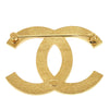 Chanel CC Gold Plated Enamel Bicolor Pin Brooch Secondhand