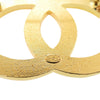 Chanel CC Gold Plated Enamel Bicolor Pin Brooch Secondhand