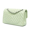 Chanel Small Classic Chevron Lambskin Double Flap Secondhand
