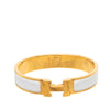 Hermès Narrow Enamel Clic H Bracelet PM Secondhand