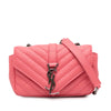 Secondhand Saint Laurent Baby Grained Calfskin Chevron Classic Monogram Chain Bag