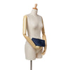 Chanel Satin Crystal Camellia Evening Frame Clutch Secondhand