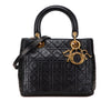 Secondhand Dior Medium Lambskin Cannage Lady Dior