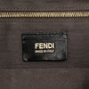 Fendi Glazed Leather Chain Flap Baguette Crossbody Secondhand