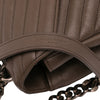 Saint Laurent Medium Quilted Chevron Sheepskin College Satchel Secondhand
