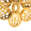 Chanel CC Gold Plated Flower Brooch Secondhand