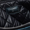 Chanel Large Quilted Metallic Lambskin Boy O Case Clutch Secondhand