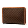 Celine Macadam Coated Canvas Clutch Secondhand