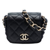 Chanel Mini CC Quilted Lambskin Crochet Flap Secondhand
