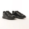 Alexander McQueen Runway Glitter-Heeled Leather Platform Trainers in Black, Size 39 EU Secondhand
