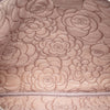 Chanel Large CC Embossed Metallic Lambskin Camellia O Case Clutch Secondhand