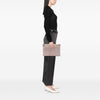 Chanel Large CC Embossed Metallic Lambskin Camellia O Case Clutch Secondhand