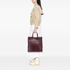 Valentino Leather Rockstud Turnlock Tote Secondhand