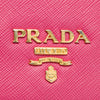 Prada Saffiano Lux Wallet On Chain Secondhand