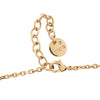 Dior Gold Plated Strass CD Logo Pendant Necklace Secondhand