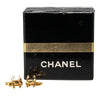 Chanel Gold Plated CC Clip On Earrings Secondhand