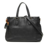Gucci Calfskin Bamboo Tassel Satchel Secondhand
