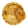 Secondhand Chanel Gold Plated CC Windmill Clip On Earrings