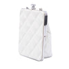 Chanel CC Quilted Acrylic and Lambskin Evening Clutch With Chain Secondhand