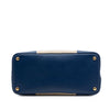 Prada Large Canapa and Saffiano Double Satchel Secondhand