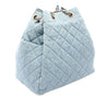 Chanel Quilted Washed Denim Urban Spirit Bucket Bag Secondhand