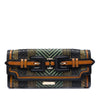 Burberry Prorsum Woven Buffalo Leather and Cotton Clutch Secondhand