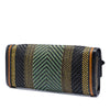 Burberry Prorsum Woven Buffalo Leather and Cotton Clutch Secondhand