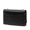 Saint Laurent Small Croc Embossed Leather Monogram Kate Tassel Crossbody Secondhand