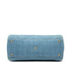 Secondhand Gucci Small GG Marmont Matelasse Denim Pearly Satchel
