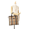 Burberry Haymarket Check Canvas Tote Secondhand